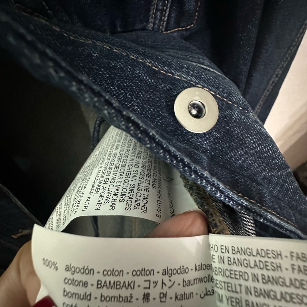 ZARA Oversized Casual Lightweight Blue Denim Jean Jacket Medium - Picture 10 of 14